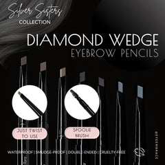 Eye Embrace Luna spoolie brush blending brows for natural finish