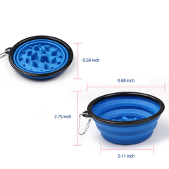 Ezcora foldable shaving bowl travel-friendly with carabiner for easy packing
