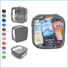 EzPacking durable vinyl material closeup showcases clear visibility of contents.
