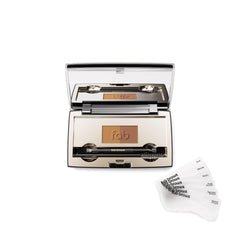 Fab Brows Duo eyebrow kit compact powder mirror for precise daily shaping.