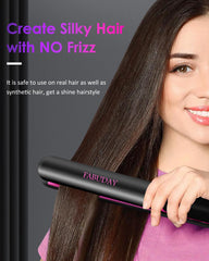 Fabuday flat iron LCD display provides precise temp control during styling