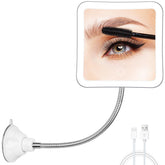 Fabuday flexible gooseneck 30x magnifying mirror front view for precision makeup