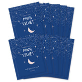 FACETORY Moon Velvet packaging closeup highlighting premium branding and gift-ready presentation.