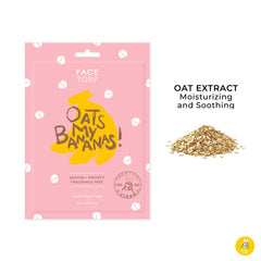 FACETORY Oats Extract close-up highlighting hydration and redness-relief potential.