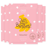 FACETORY Oats My Bananas mask pack hero image for radiant, hydrated skin.