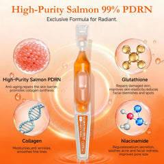 FaczUryn Salmon DNA Serum hyaluronic acid matrix showcases multi-layer hydration capability.