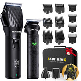 FADEKING hair clippers angled view for precise fades and professional grooming.
