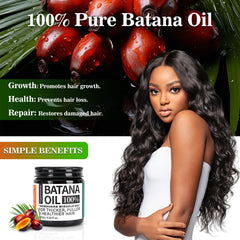 Fadelo Batana Oil massaged through hair for smoother, frizz-free strands.