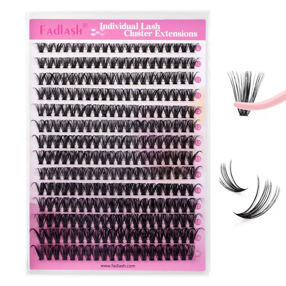 FADLASH diy lash clusters 40D D curl for easy at-home lashes