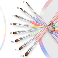 Fadoleng Gel Nail Brush model 1 detail for precise sculpting with builder gel.