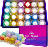 Fafamara bath bombs gift set packaging offers a gift-ready experience for a pampering soak.