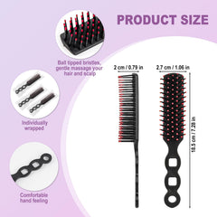 fafortune brush head design protects hair and scalp during use