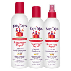 Fairy Tales Rosemary Repel shampoo bottle for gentle daily cleansing with kid-friendly scent.