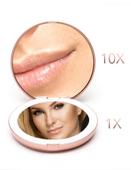 Fancii Lumi daylight LED lighting provides true color for makeup decisions.