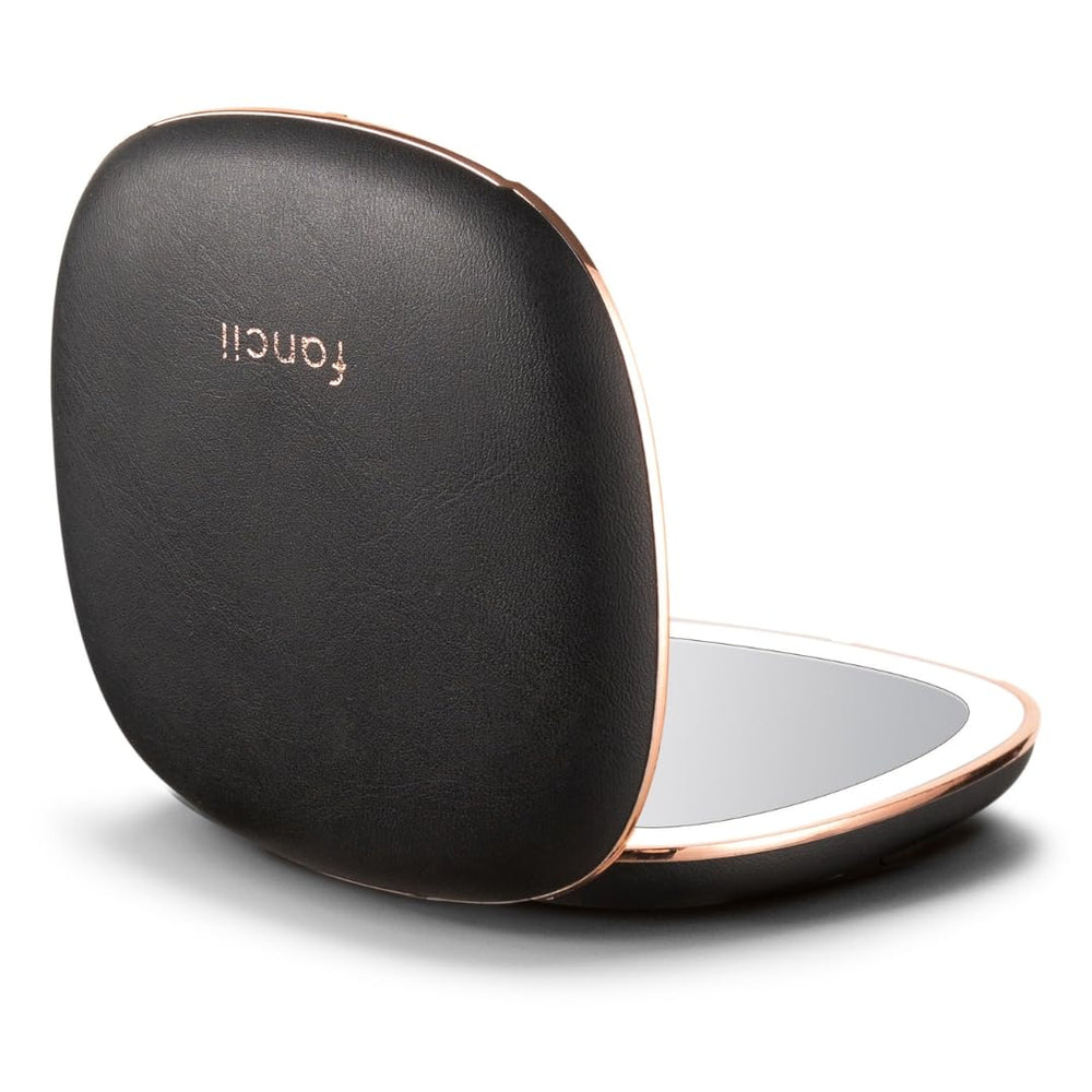 Fancii Mila 2 compact mirror in vegan leather, portable elegance for quick touch-ups.