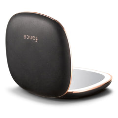 Fancii Mila 2 compact mirror in vegan leather, portable elegance for quick touch-ups.