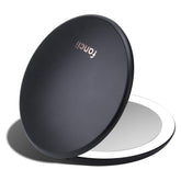Fancii Taylor LED travel mirror in compact black for precise makeup on the go.