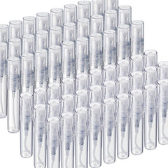 Fandamei 60pcs mini spray bottle pack shows compact storage and travel-ready convenience.