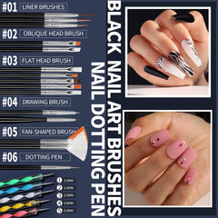 Fandamei five dotting tools provide varied dot sizes for patterns