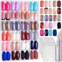 Fandamei press-on nails 576-piece collection for quick at-home nail customization.