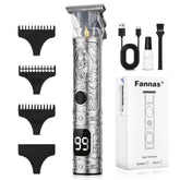 Fannas Hair Clippers cordless USB recharge system for on the go trimming
