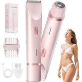 Fanovae Bikini Trimmer closeup shows gentle blades for sensitive areas