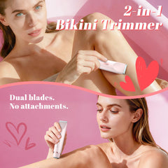 Fanovae Bikini Trimmer charging with USB-C shows quick recharge flexibility