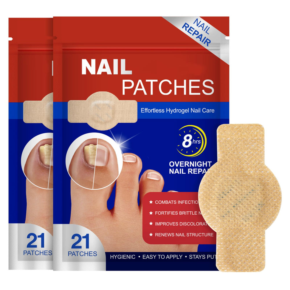 FANSHI Nail Patches pack 42pcs supports overnight nail repair and renewal.