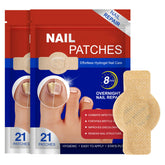 FANSHI Nail Patches pack 42pcs supports overnight nail repair and renewal.