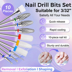 FANTEXY ceramic nail bits help smooth surfaces for salon-quality results