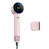 Fanttik Solo SonicDry H10 Apex pink hair dryer in hand for portable styling