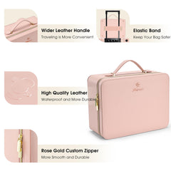 Faquenc makeup case brush holder keeps brushes neatly stored and dry