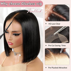Farblick pre-pulled pre-cut human hair for easy customization and natural feel