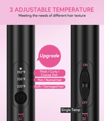 Farery Mini Thermal Brush anti-scald bristles protect while curling.