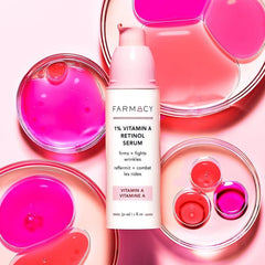 Farmacy Retinol Serum bottle highlighting Ceramide NP for hydration and barrier support