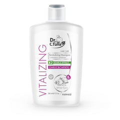 FARMASI garlic shampoo with argan oil highlights nourishing care for dry to normal hair.