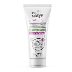 FARMASI garlic shampoo lather demonstrates scalp cleansing and oil control.