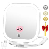 FASCINATE travel makeup mirror front view for compact on-the-go use