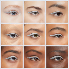 Fashionwu white eyeliner pencil highlighter use for brightening inner corners.