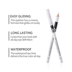 Fashionwu white eyeliner pencil multi-use tool for liner, highlight, and shading.