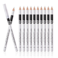 Fashionwu white eyeliner pencil soft-stroke design enables gentle lining.