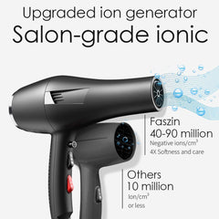 Faszin Ionic Hair Dryer concentrator nozzle for precise salon-style blowouts.