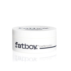 Fatboy Hair Perfect Putty packaging highlighting recyclable packaging for eco-friendly styling