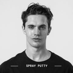 Fatboy Hair Spray Putty matte finish creates sculpted volume.