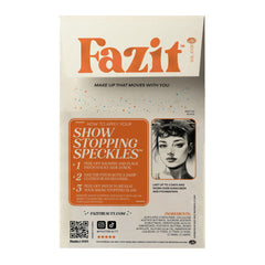 Fazit glitter patches application step close-up illustrating easy coverage