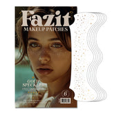 Fazit Gold Speckles patches packaging ready for quick glam.