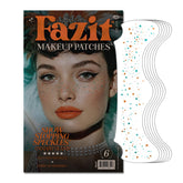 Fazit makeup patches show-stopping speckles close-up for festival-ready sparkle