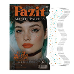 Fazit makeup patches show-stopping speckles close-up for festival-ready sparkle
