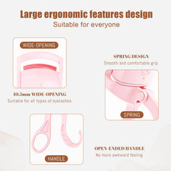 F BOMB C-shaped design with ergonomic handle for precise curling.