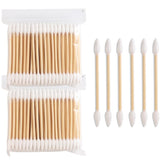 Fcozpjk pointed-tip cotton swabs package view for precise cleaning and makeup prep.